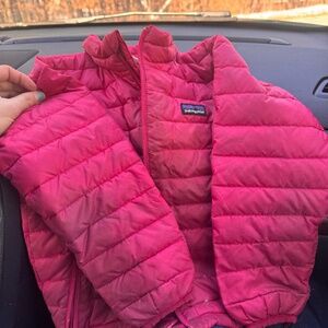 Patagonia Nano Jacket toddler 5T with some flaws Slight tear near bottom corner